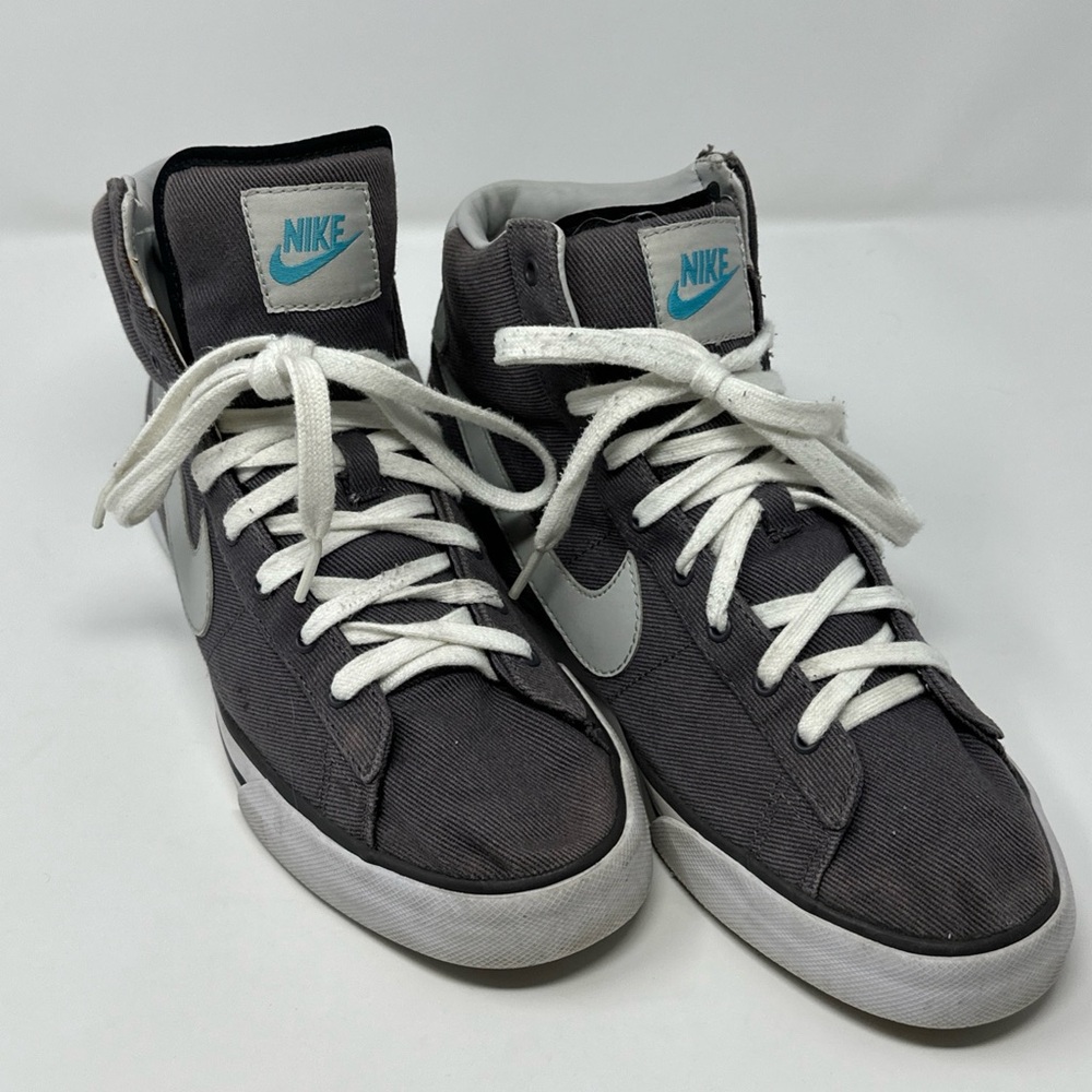 nike sweet classic high top Gray Canvas 2013 Mens  8.5 Sneakers
